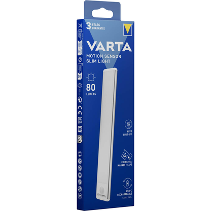 Artikelbild 7 für VARTA Linear LED Mobile LED Akku-LED-Lampe mit Bewegungsmelder weiß 24,0 cm, 80 lm, Artikelnummer 504157