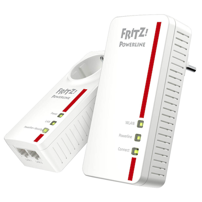 Artikelbild 2 für FRITZ! Powerline 1260 WLAN Powerline-Adapter-Set, Artikelnummer 435166