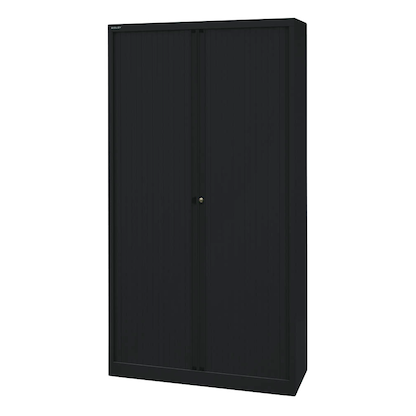 Artikelbild 4 für BISLEY Rollladenschrank schwarz 4 Fachböden 100,0 x 43,0 x 198,0 cm, Artikelnummer 923987