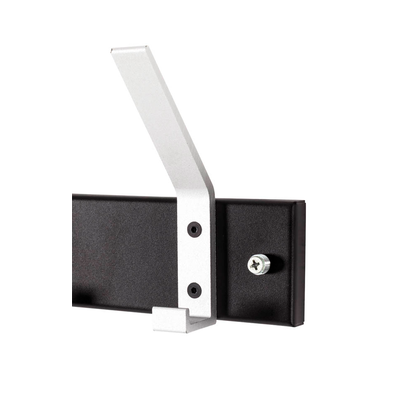 Artikelbild 3 für HAKU Möbel Wandgarderobe 19592 schwarz Metall 8 Haken 50,0 x 14,0 cm, Artikelnummer 136834