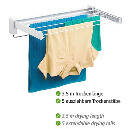 Artikelbild 3 für WENKO Wandwäschetrockner Butterfly weiß, Artikelnummer 531812