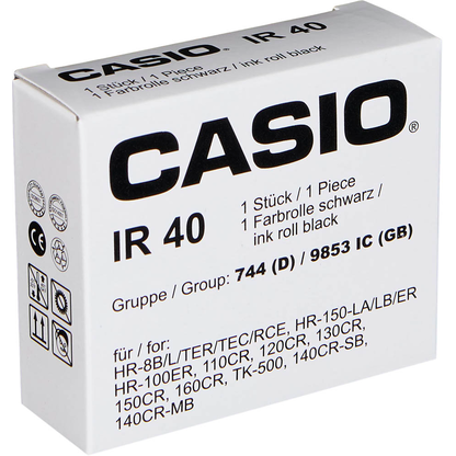 Artikelbild 2 für CASIO IR-40-2 (Gruppe 744) schwarz Farbrolle, Artikelnummer 641858