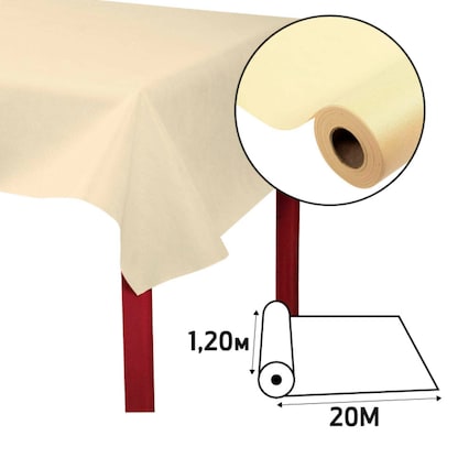Artikelbild 2 für 4 PROnappe Tischdecke creme 1,2 x 20,0 m, Artikelnummer 388859