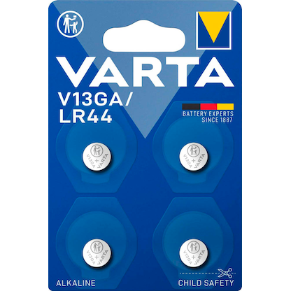 Artikelbild 13 für 4 VARTA Knopfzellen V13GA/LR44 1,5 V, Artikelnummer 372088