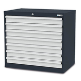 Artikelbild 1 für Simplaflex® Systemeinrichter C-Line Schubladenschrank anthrazit 7 Schubladen 90,0 x 57,5 x 82,0 cm, Artikelnummer 683819