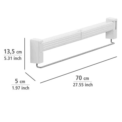 Artikelbild 4 für WENKO Wandwäschetrockner Butterfly weiß, Artikelnummer 531812