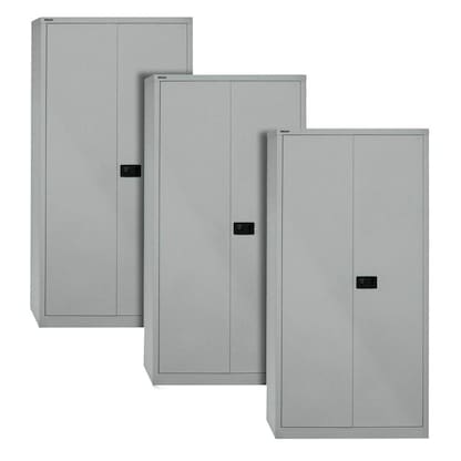 Artikelbild für AKTION: 3 BISLEY Stahlschränke Universal E782A04355P3 silber 91,4 x 40,0 x 195,0 cm, aufgebaut, Artikelnummer 102719