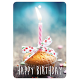 Artikelbild 1 für LUMA Geschenkanhänger mehrfarbig Happy Birthday mit Kerze 10 St., Artikelnummer 141406