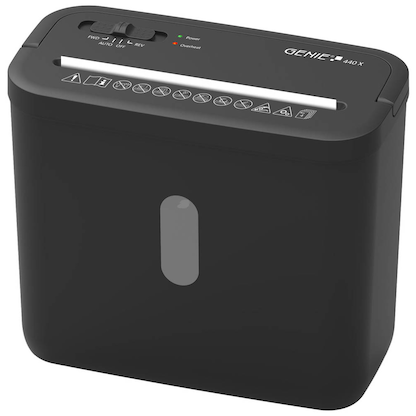 Artikelbild 22 für GENIE 440 X Aktenvernichter mit Partikelschnitt P-4, 4 x 38 mm, bis 4 Blatt, schwarz, Artikelnummer 220289
