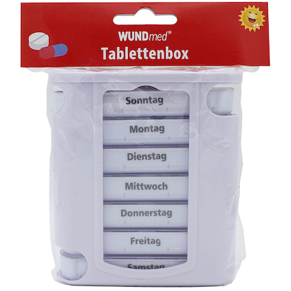 Artikelbild 2 für WUNDmed® Tablettenbox Tower grau, Artikelnummer 471559