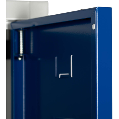 Artikelbild 5 für LÜLLMANN Putzmittelschrank 510721 enzianblau, lichtgrau 60,0 x 50,0 x 180,0 cm, aufgebaut, Artikelnummer 182438