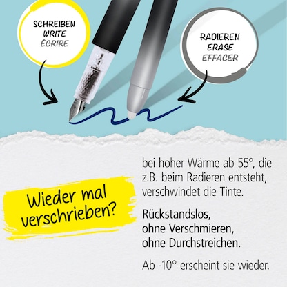 Artikelbild 2 für ONLINE® magiXX Tintenpatronen für Füller blau 3x 3 St., Artikelnummer 709236