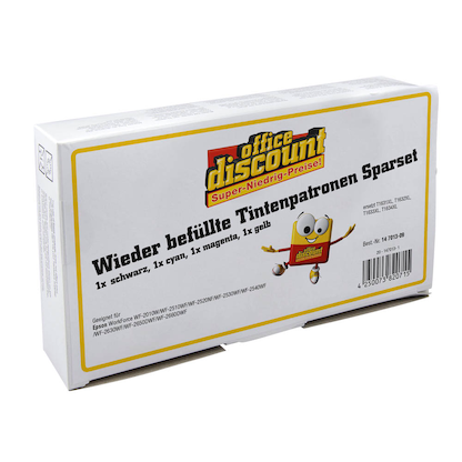 Artikelbild 2 für office discount schwarz, cyan, magenta, gelb Druckerpatronen kompatibel zu EPSON 16XL / T1636XL, 4er-Set, Artikelnummer 147013