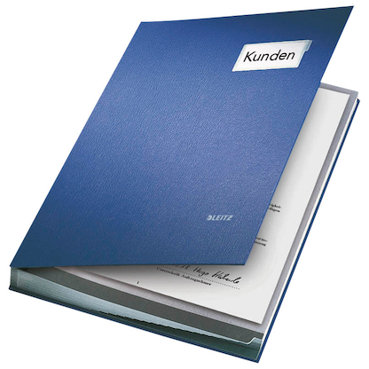 Artikelbild für AKTION: LEITZ Unterschriftenmappe Unterschriftenmappe 5700 20 Fächer blau mit Prämie nach Registrierung, Artikelnummer 154187