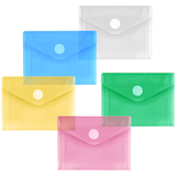 Artikelbild 1 für 10 FolderSys Dokumententaschen DIN A7 farbsortiert glatt 0,20 mm, Artikelnummer 515496