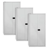 Artikelbild 1 für AKTION: 3 BISLEY Stahlschränke Universal E782A0445645P3 lichtgrau 91,4 x 40,0 x 195,0 cm, aufgebaut, Artikelnummer 102776
