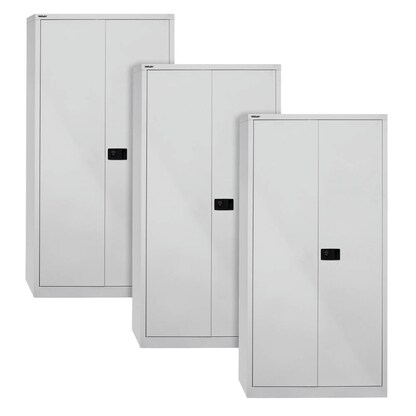 Artikelbild für AKTION: 3 BISLEY Stahlschränke Universal E782A0445645P3 lichtgrau 91,4 x 40,0 x 195,0 cm, aufgebaut, Artikelnummer 102776