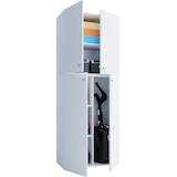 Artikelbild 1 für VCM my home Putzmittelschrank Lona, 913848 weiß 3 Fachböden 70,2 x 39,0 x 183,0 cm, Artikelnummer 622629