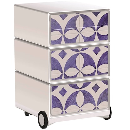 Artikelbild für PAPERFLOW easyBox Contents Rollcontainer weiß, bunt 4 Auszüge 39,0 x 43,6 x 64,2 cm, Artikelnummer 215008