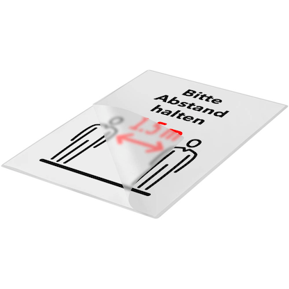 Artikelbild 10 für 100 LEITZ Laminierfolien glänzend für A4 125 micron selbstklebender Rücken, Artikelnummer 394522