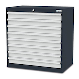 Artikelbild 1 für Simplaflex® Systemeinrichter C-Line Schubladenschrank anthrazit 8 Schubladen 90,0 x 57,5 x 92,0 cm, Artikelnummer 683746