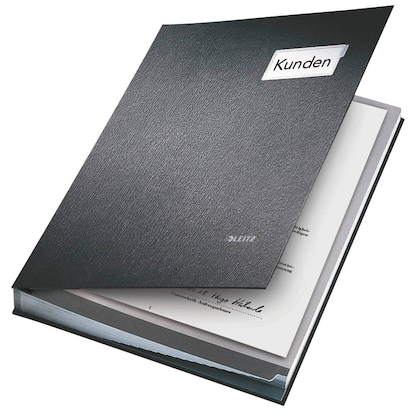 Artikelbild für AKTION: LEITZ Unterschriftenmappe Unterschriftsmappe 5700 20 Fächer schwarz mit Prämie nach Registrierung, Artikelnummer 154179