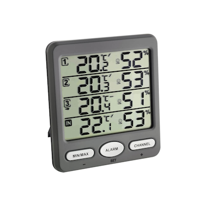 Artikelbild 14 für TFA® Klima Monitor 30.3054.10 Wetterstation grau, Artikelnummer 915138