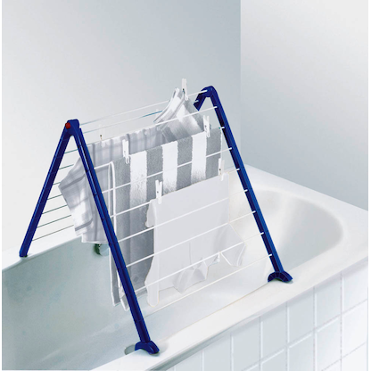 Artikelbild 4 für LEIFHEIT Wäscheständer für Badewanne Pegasus Bath 110 blau, Artikelnummer 951186