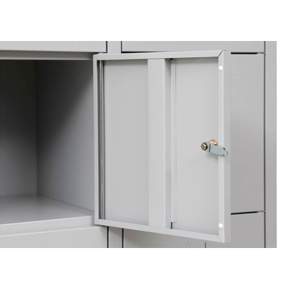 Artikelbild 4 für Gürkan Schließfachschrank lichtgrau 107699, 10 Schließfächer 80,0 x 45,0 x 190,0 cm, Artikelnummer 562951