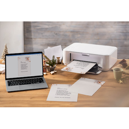 Artikelbild 4 für SIGEL Weihnachtsbriefpapier Christmas in rose-gold Motiv DIN A4 90 g/qm 100 Blatt, Artikelnummer 912164