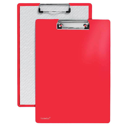 Artikelbild 9 für FolderSys Klemmbrett 80001-80 DIN A4 rot Kunststoff, 1 St., Artikelnummer 812529