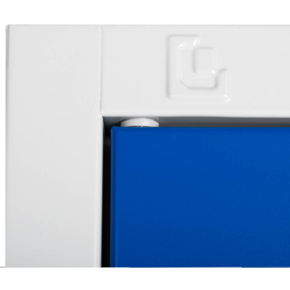 Artikelbild 6 für LÜLLMANN Putzmittelschrank 510721 enzianblau, lichtgrau 60,0 x 50,0 x 180,0 cm, aufgebaut, Artikelnummer 182438