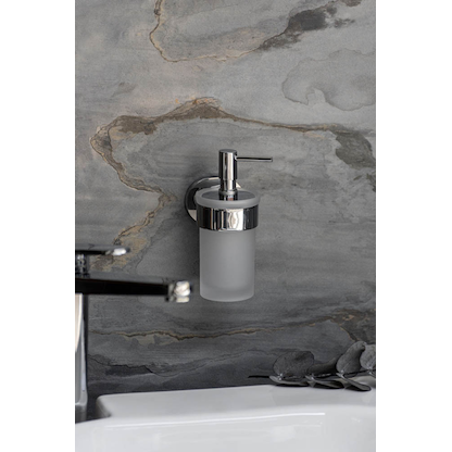 Artikelbild 6 für WENKO Seifenspender Maribor 25021100 silber Edelstahl, Glas 150,0 ml, Artikelnummer 808537