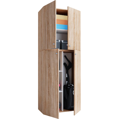 Artikelbild für VCM my home Putzmittelschrank Lona, 913849 sonoma-Eiche 3 Fachböden 70,2 x 39,0 x 183,0 cm, Artikelnummer 622643