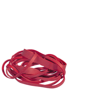 Artikelbild für office discount Gummibänder rot 0,4 cm, Ø 15,0 cm, 50,0 g, Artikelnummer 621300