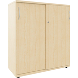 Artikelbild 1 für fm Schiebetürenschrank, 4260761570587 königsahorn 2 Fachböden 100,0 x 44,2 x 111,5 cm, Artikelnummer 447549