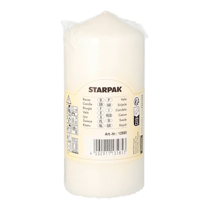 Artikelbild 2 für STARPAK Kerze weiß, Artikelnummer 683054