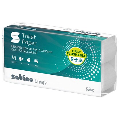Artikelbild 4 für wepa Toilettenpapier liquify 2-lagig Recyclingpapier, 8 Rollen, Artikelnummer 173957