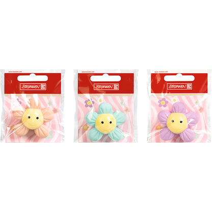 Artikelbild 2 für BRUNNEN Radiergummi Happy Hippie 3D farbsortiert, 1 St., Artikelnummer 689819