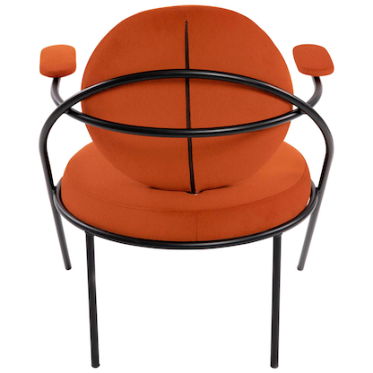 Artikelbild 3 für meet powered by PAPERFLOW Sessel SATURNE rost schwarz Kunstleder, 1 St., Artikelnummer 231637