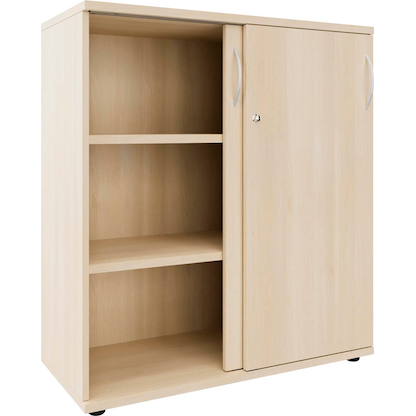 Artikelbild 3 für fm Schiebetürenschrank, 4260761570594 akazie 2 Fachböden 100,0 x 44,2 x 111,5 cm, Artikelnummer 447569