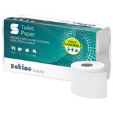 Artikelbild 1 für wepa Toilettenpapier liquify 2-lagig Recyclingpapier, 8 Rollen, Artikelnummer 173957