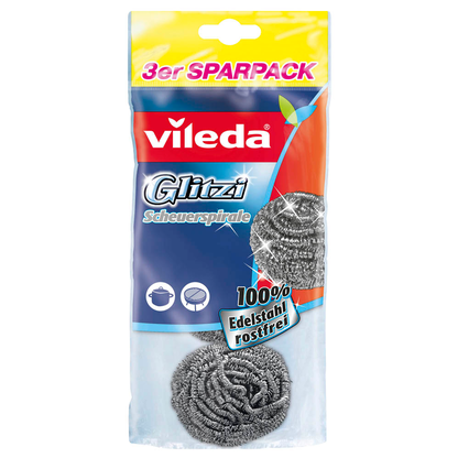 Artikelbild 8 für vileda Glitzi Scheuerspirale Topfreiniger, 3 St., Artikelnummer 583637