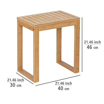Artikelbild 5 für WENKO Badhocker Bamboo 24729100 braun, Artikelnummer 809394