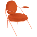 Artikelbild 1 für meet powered by PAPERFLOW Sessel SATURNE rost rosa Kunstleder, 1 St., Artikelnummer 231652