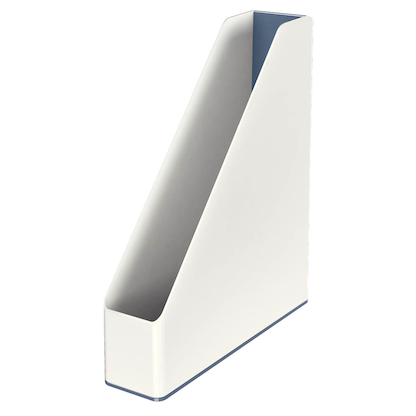 Artikelbild 3 für AKTION: LEITZ Stehsammler WOW Duo Colour 53621001 perlweiß/grau Kunststoff, DIN A4 mit Prämie nach Registrierung, Artikelnummer 313522