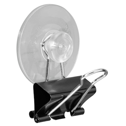 Artikelbild 2 für 2 Gowi Saugnäpfe mit Foldbackklammer schwarz 2,5 cm, Artikelnummer 431580