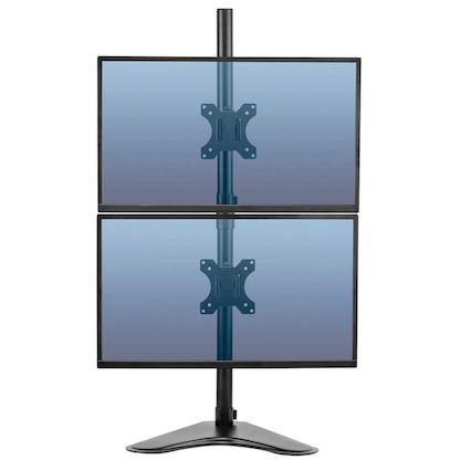 Artikelbild 2 für Fellowes Monitor-Halterung Seasa 8044001 schwarz für 2 Monitore, Tischständer, Artikelnummer 703514