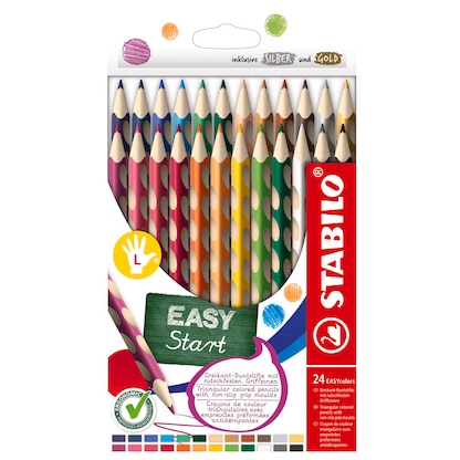 Artikelbild 9 für STABILO EASYcolors L Buntstifte farbsortiert, 24 St., Artikelnummer 363877
