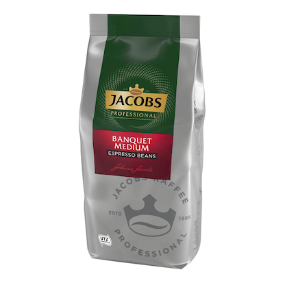 Artikelbild 3 für JACOBS BANQUET MEDIUM Espresso Kaffeebohnen, Arabica- und Robustabohnen kräftig, 1,0 kg, Artikelnummer 393337